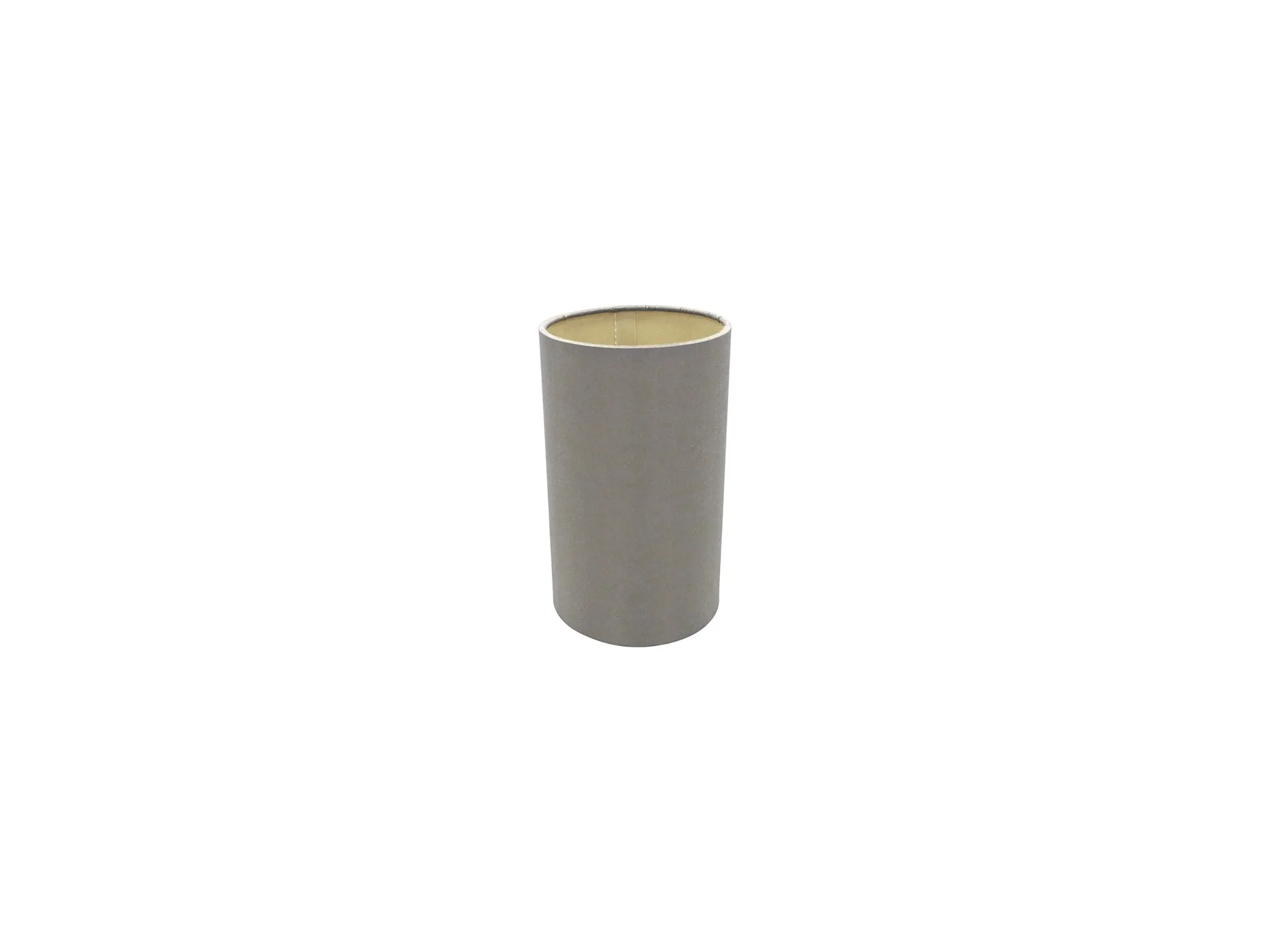 D0315  Serena 12cm Faux Silk Fabric Shade Taupe, Halo Gold